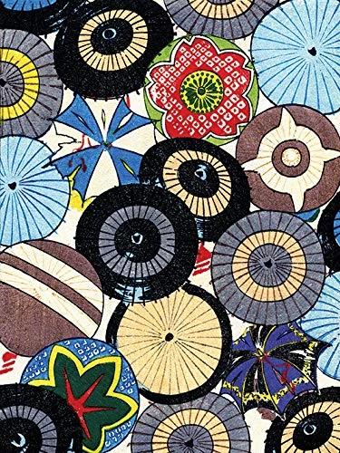 Piddix (Vintage Japanese Umbrellas 60 x 80cm Canvas