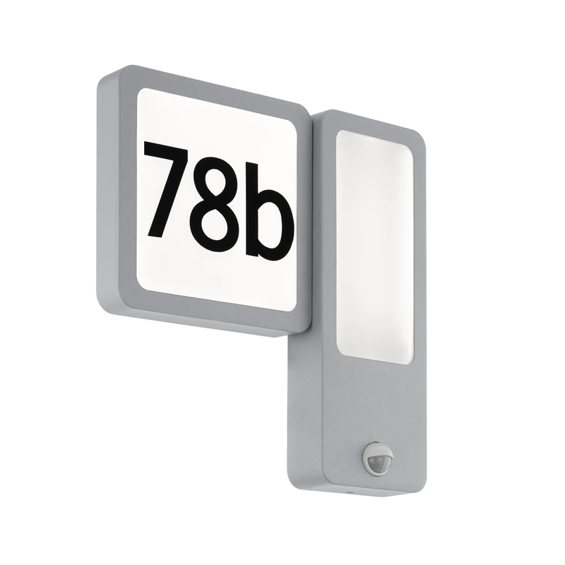 EGLO 97297 CHEIRA Exterior Sensor Wall Light in Silver