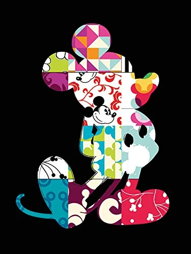Mickey Mouse (Patterns 60 x 80cm Canvas