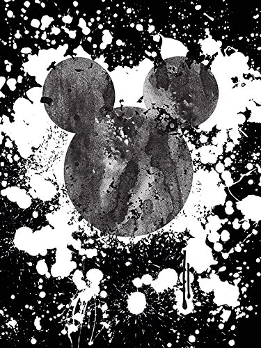 Mickey Mouse (Splatter 60 x 80cm Canvas
