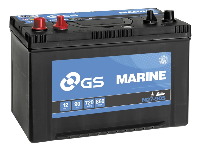 GS M27-90S 12V 90Ah 720 CCA Marine, Boat & Watercraft Battery
