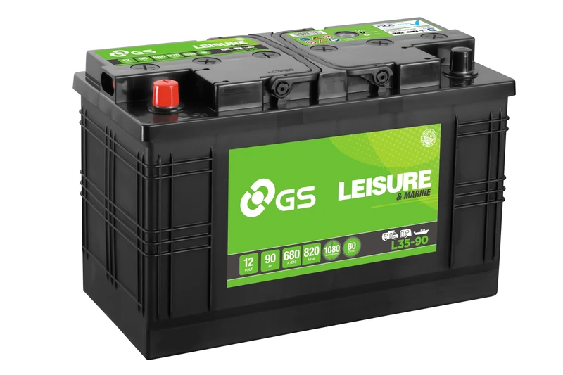 GS L35-90 12V 90Ah 680 CCA Leisure, Caravan & Motor Home Battery