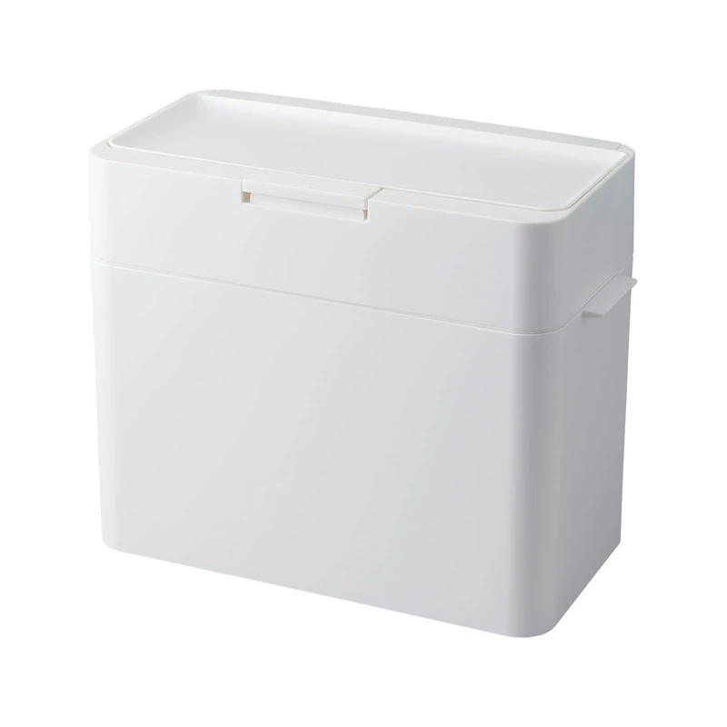 Like-It | LBD-01 | Odor-Free Trash Bin, Slim and Stylish | Odor Leakage Prevention, Kitchen, Living, Diaper and Pets | 13.2" × 6.7" × 24.6" | White | 2.5 gal