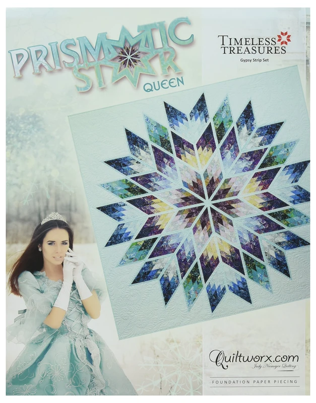 Quiltworx - Judy Niemeyer Quilting JNQ00252P1 Prismatic Star Queen Pattern