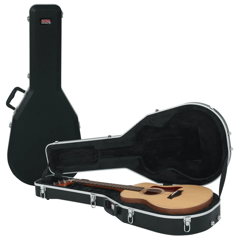 Gator Cases Deluxe Molded Case for Taylor GS Mini Acoustic Guitar (GC-GSMINI)