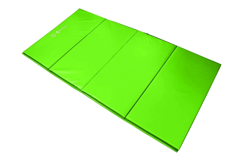 Sure Shot 3 Fold Fitness Mat, Lime Green, 8' x 4' x 25 mm