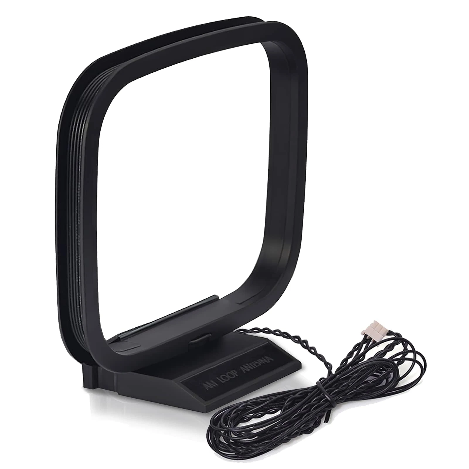 Bingfu AM FM Antenna Loop with 3-Pin Mini Connector AM Antenna for Pioneer Oenon Bose Sherwood Stereo AV Receiver Systems