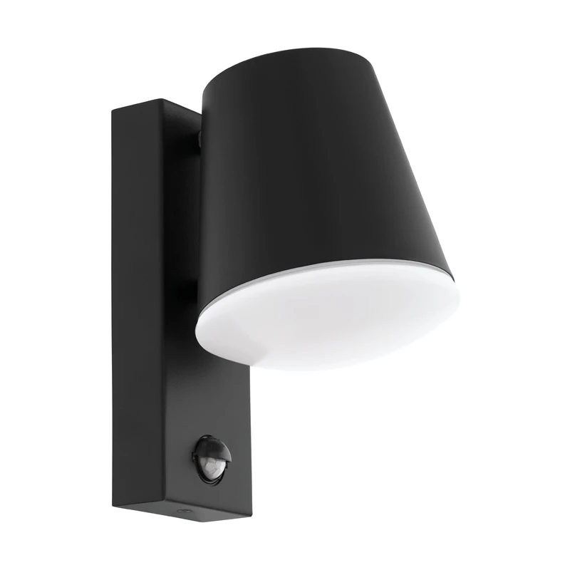 Eglo 97451 CALDIERO Outside Wall Light with Sensor in Black
