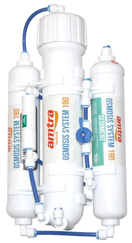 AMTRA OSMOSIS SYSTEM 190 - Reverse Osmosis System for the production of osmotic water for aquarium - 50 Gallon (190 liters) / day membrane