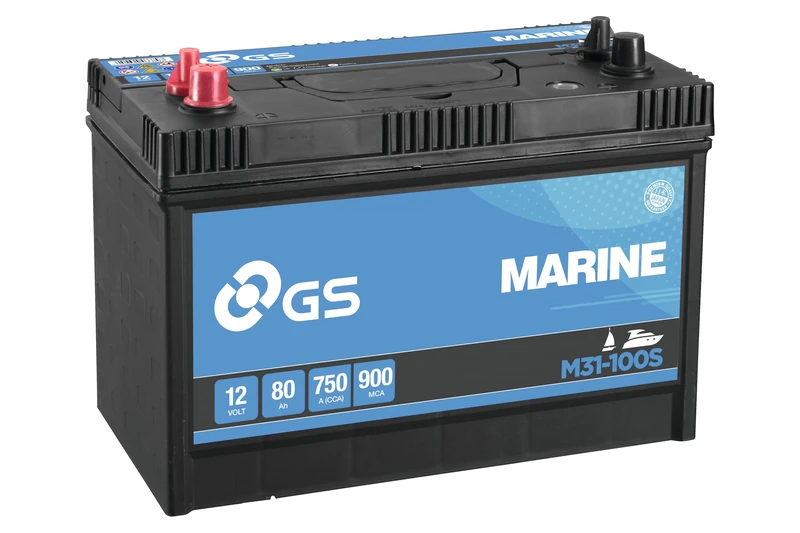 GS M31-100S 12V 100Ah 750 CCA Marine, Boat & Watercraft Battery