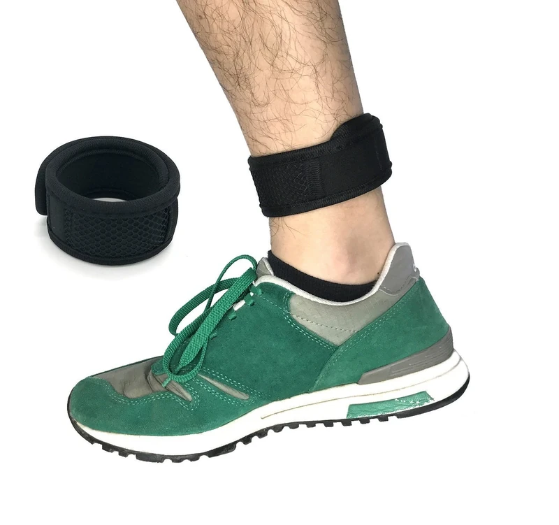 CAREOR Adjustable OK Material Arm&Ankle Running Band Wristband Band with Mesh Pouch For Garmin/ONE/Flex 2/ALTA/ALTA HR Fitness Tracker Wristband (Black 11-13'') - Image 1