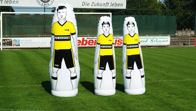POWERSHOT PVC Inflatable Dummy for Football Training: Choice of Size (2m05)