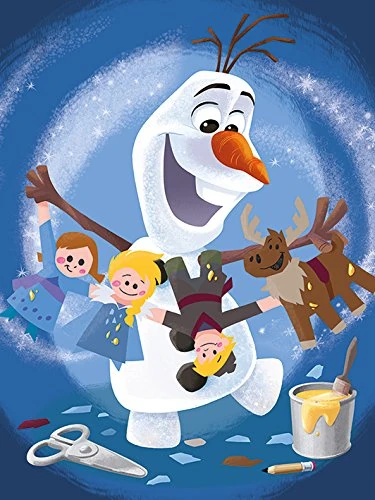 Olaf's Frozen Adventure (Characters 60 x 80cm Canvas