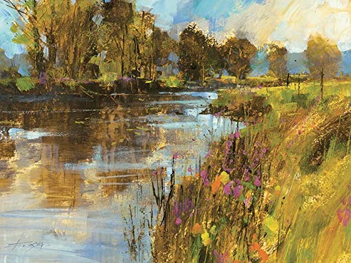 Chris Forsey (Spring River 60 x 80cm Canvas