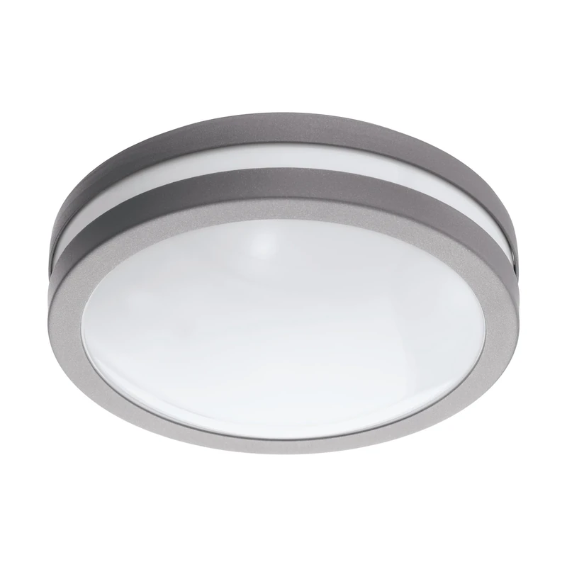 Eglo Locana-C Wall/Ceiling Light Galvanised Steel 14 W Silver