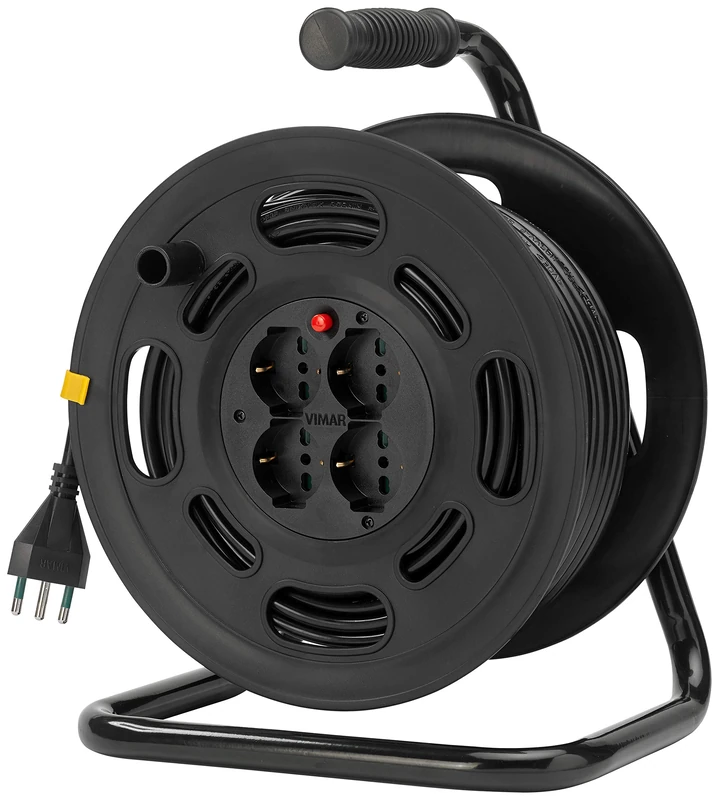 VIMAR 0p32733 Cable Winder 2P + T 16 A 230 V ~ with Thermal Circuit Breaker of Protection, Multi-Colour