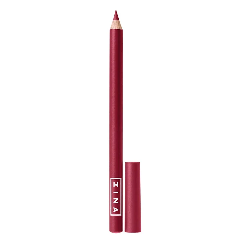 3INA MAKEUP - Vegan - Cruelty Free - The Essential Lip Pencil 403 - Framboise - Long Lasting Formula - Highly Pigmented - Creamy Formula - Precise and Define Application - Matte Finish