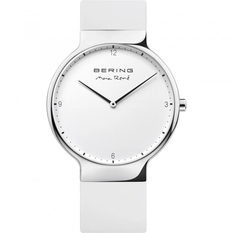 BERING Women Analog Quartz Max René Collection Watch with Silicone Strap and Sapphire Crystal 15540-904