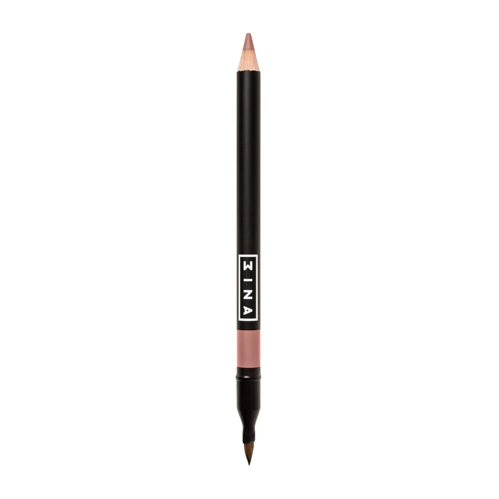 3INA MAKEUP - Vegan - The Lip Pencil 500 - Light nude beige - Longwearing Formula - Highly Pigmented Intense Colors - Built- In- Brush - Intense Colorful Shades - Cruelty Free