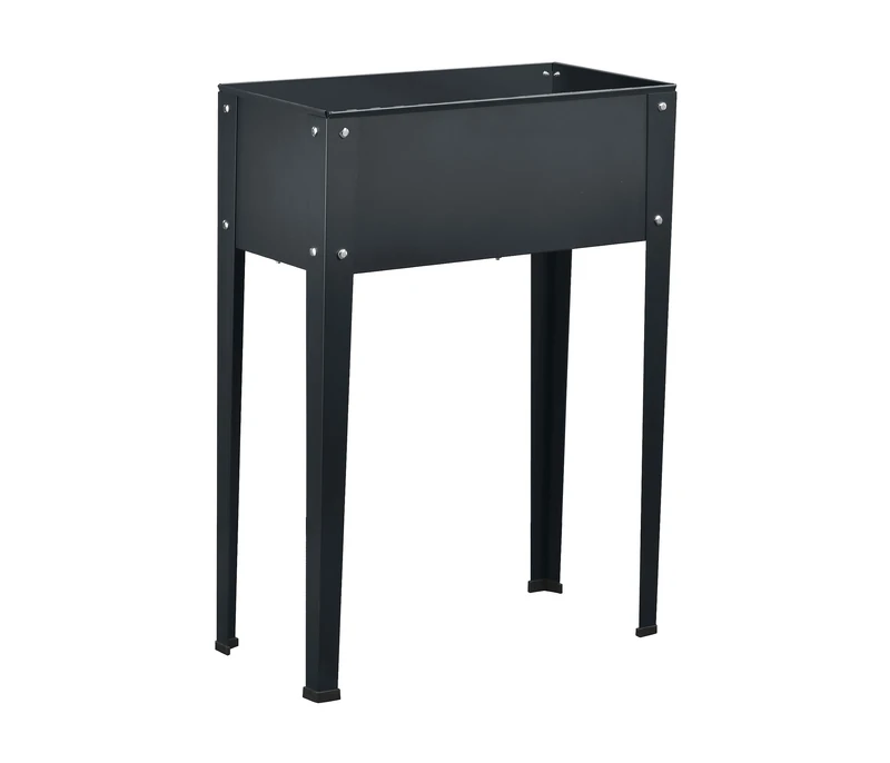 Dehner Raised Bed, Metal, Darkgray, 80 x 60 x 30 cm