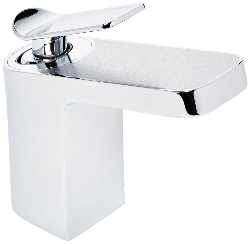 Bristan MALP 1HBF SS Metallix Alp 1 Hole Bath Filler Silver Sparkle, Chrome/Silver