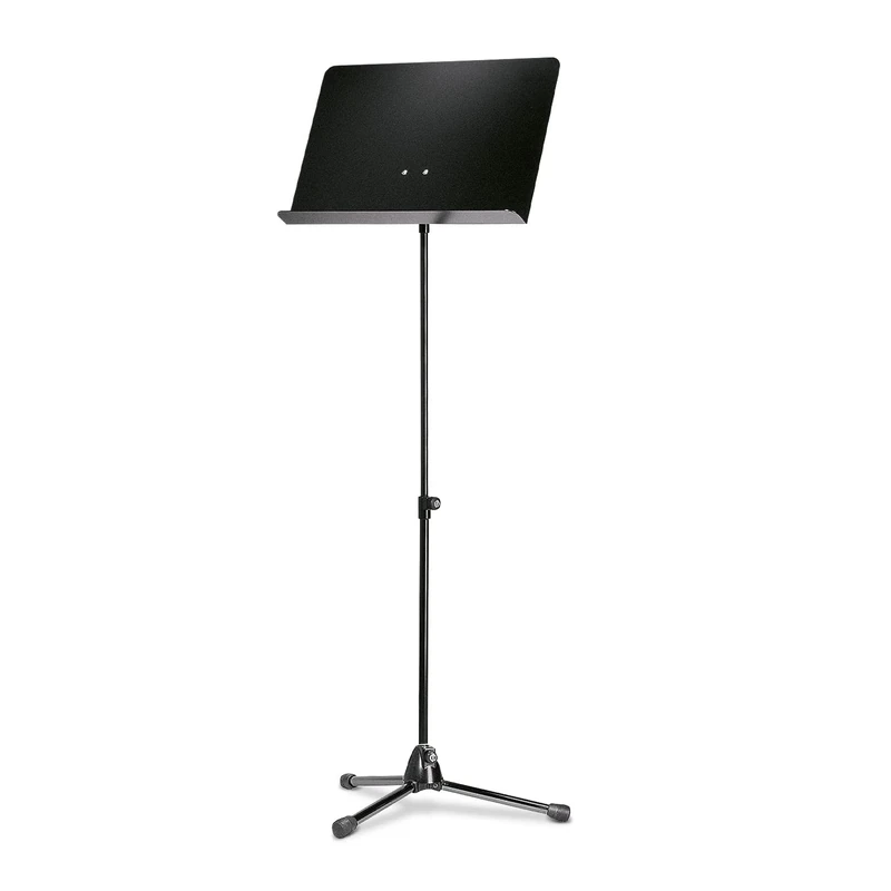 K&M 11920 Orchestra Music Stand Black - Music Stand Extendable from 68-121 cm - Extra Strong 3 mm Aluminium Music Plate