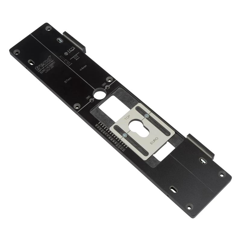 Trend Euro Cylinder Lock Jig for Precise Euro Cylinder Lock Barrel and Spindle Fittings, ECL/JIG, Black