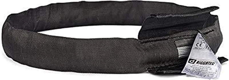 RIGGATEC 400204270 - Black Round Sling," Steelflex", Circumference 3 m Load Capacity of 2 t
