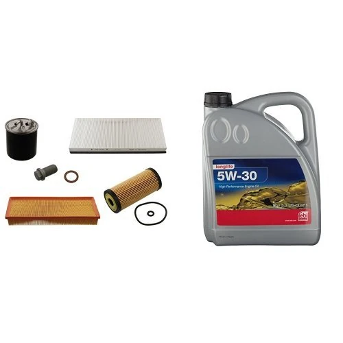 Febi Bilstein Filter Service Paket mit Motoröl