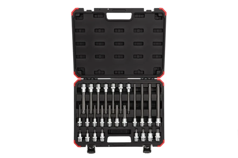 GEDORE red Bit set, Screwdriver bit socket set for multitooth screws, Screwdriver XZN bits, Tool, R68003026
