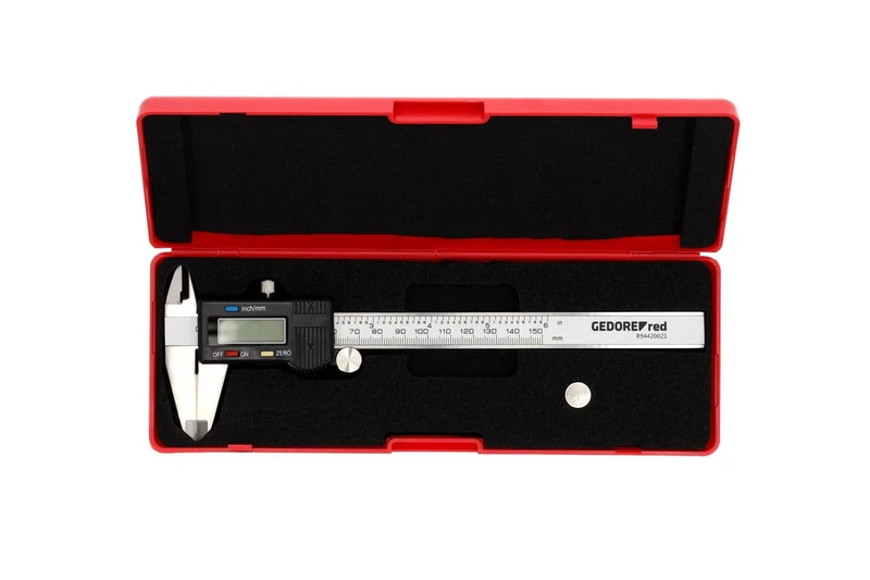 Gedore Red Digital Calliper 153mm - mm/inch Display R94420021 - Image 1