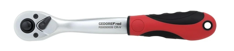 GEDORE Red 2K Reversible Ratchet 3/8 Inch Offset Length 210 mm