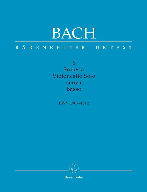 Six Suites for Violoncello (BWV 1007 - 1012) (Music volume, Text volume, 5 Facsimiles)