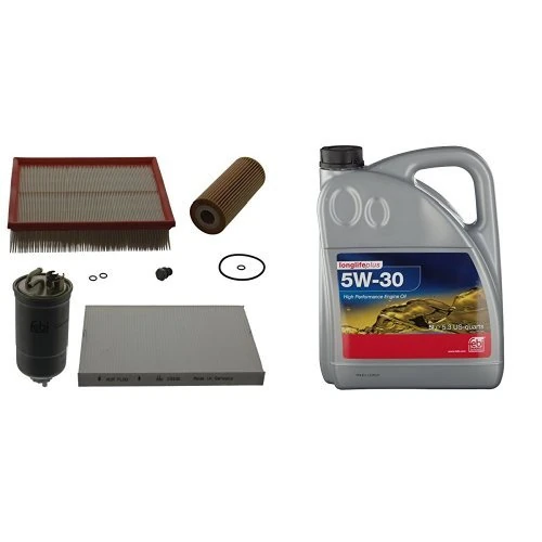 Febi Bilstein Filter Service Paket mit Motoröl