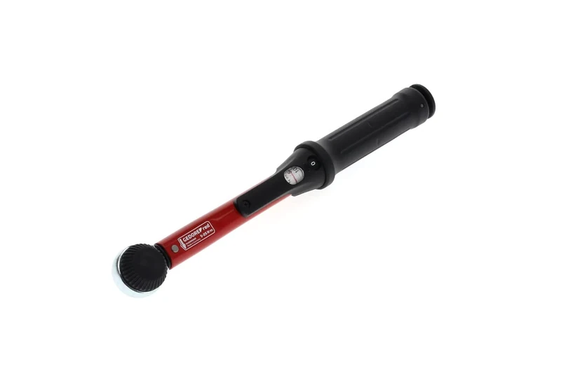 GEDORE red 1/4" 5-25Nm Steel Tube Torque Wrench for Left and Right Hand Thread Red/Black