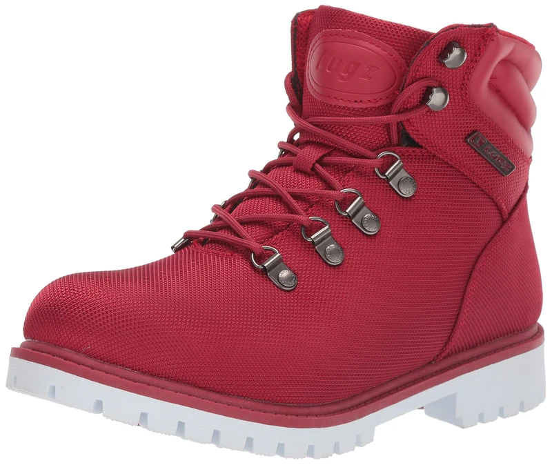 Lugz Women's Grotto II Fashion Boot, Mars Red/White, 8 UK