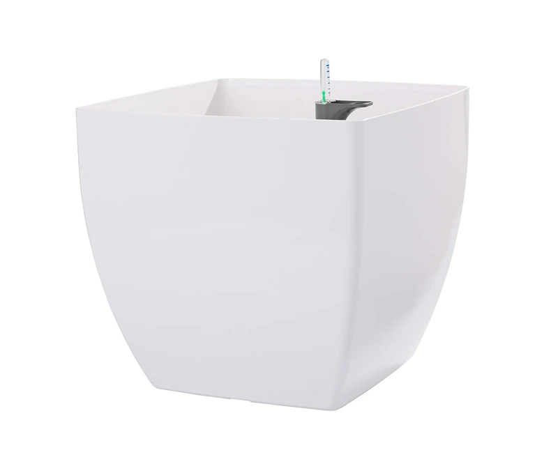 Artevasi 5600442818451 Siena Pot 40 cm Self Watering, White, White, 40X40X36 cm