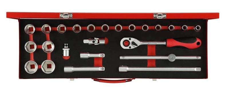 GEDORE Red Socket Spanner Set 1/2 Inch 24 Pieces
