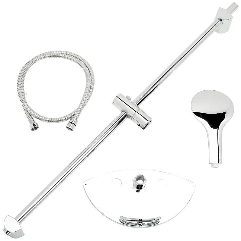 Bristan EV EEFB C H Heatcare Single Function 1200mm Shower Kit, Chrome
