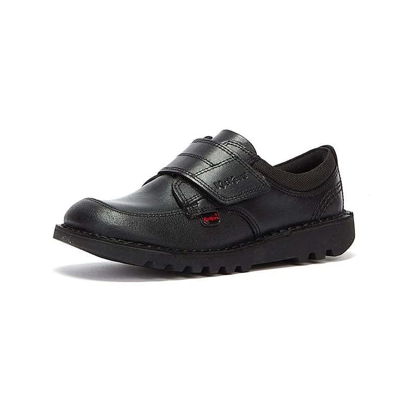 Kickers Kick Lo Scuff Junior Black Trainers-UK 2 / EU 34