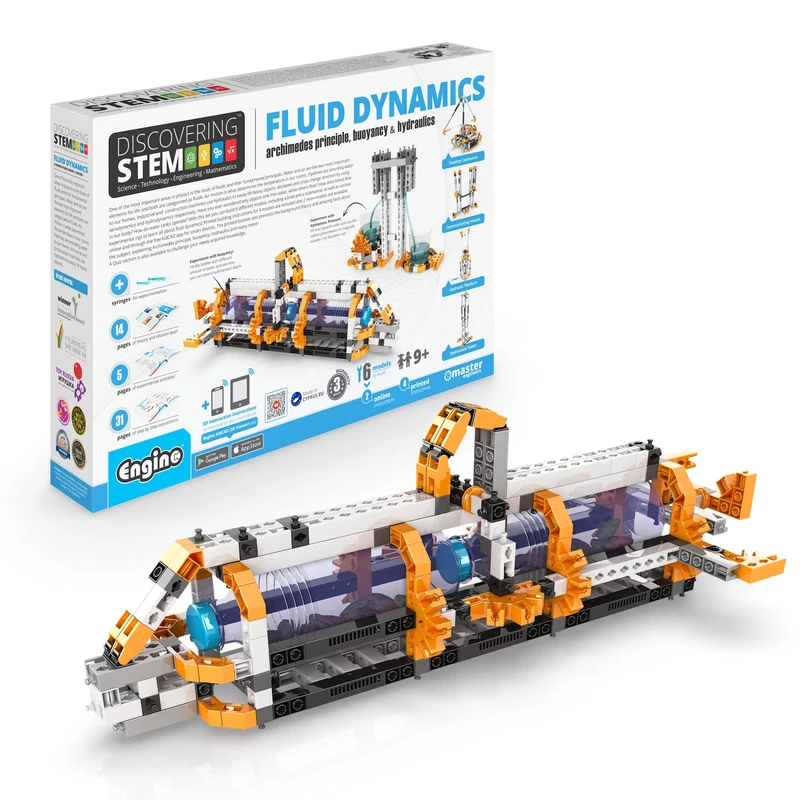 Engino Discovering Stem Fluid Dynamics Construction Kit - Image 1