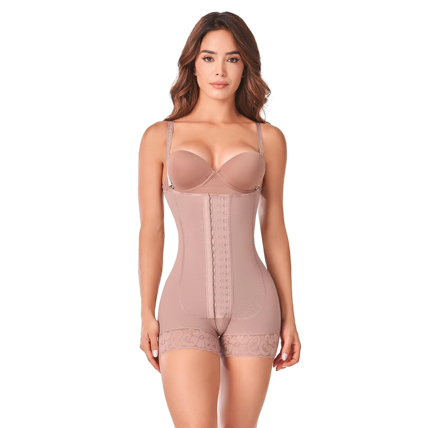 Ann Chery 5166 Melissa Fajas para Adelgazar Shapewear for Women - Brown - XL