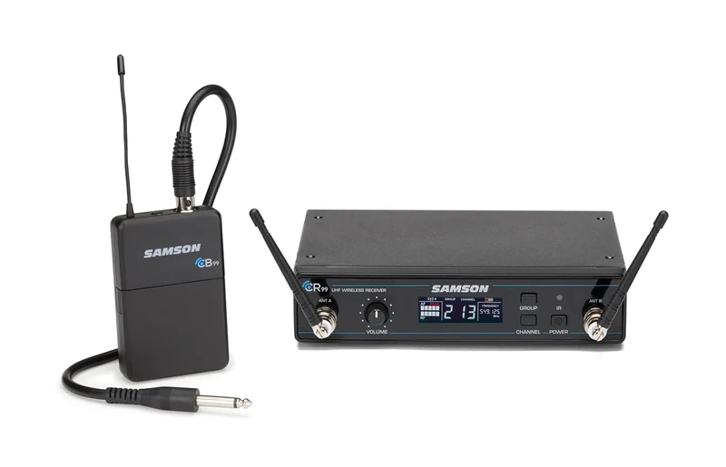 Samson Concert 99 Wireless Guitar Wireless System L-Band - Wireless Guitar Transmission, True Diversity, 80 Channels, Up to 300 Feet Range