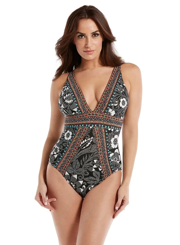 Miraclesuit Women's Delta Dawn Sojourn One-Piece Multi 8