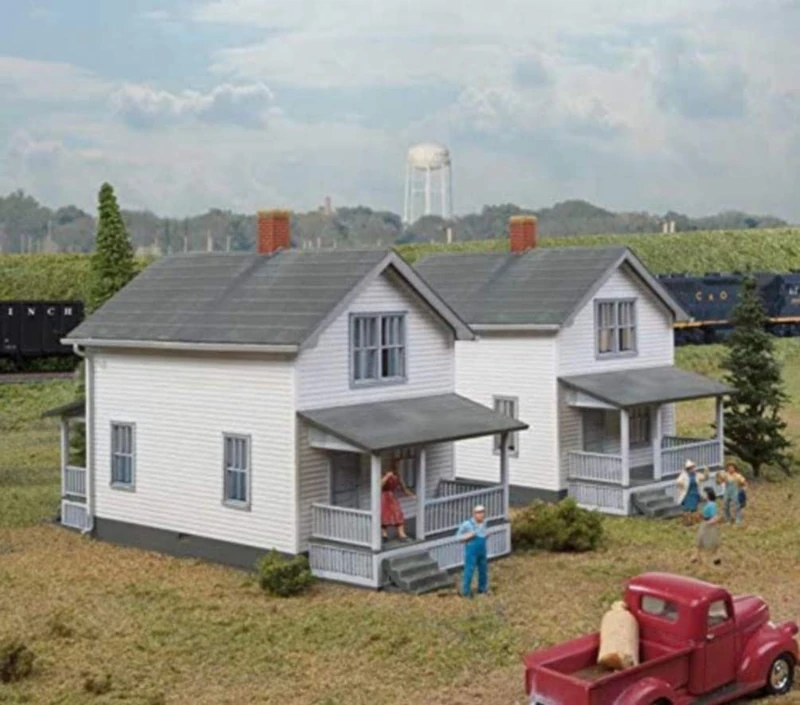 Walthers Cornerstone 933-3790 Company Houses (2) Kit - Image 1