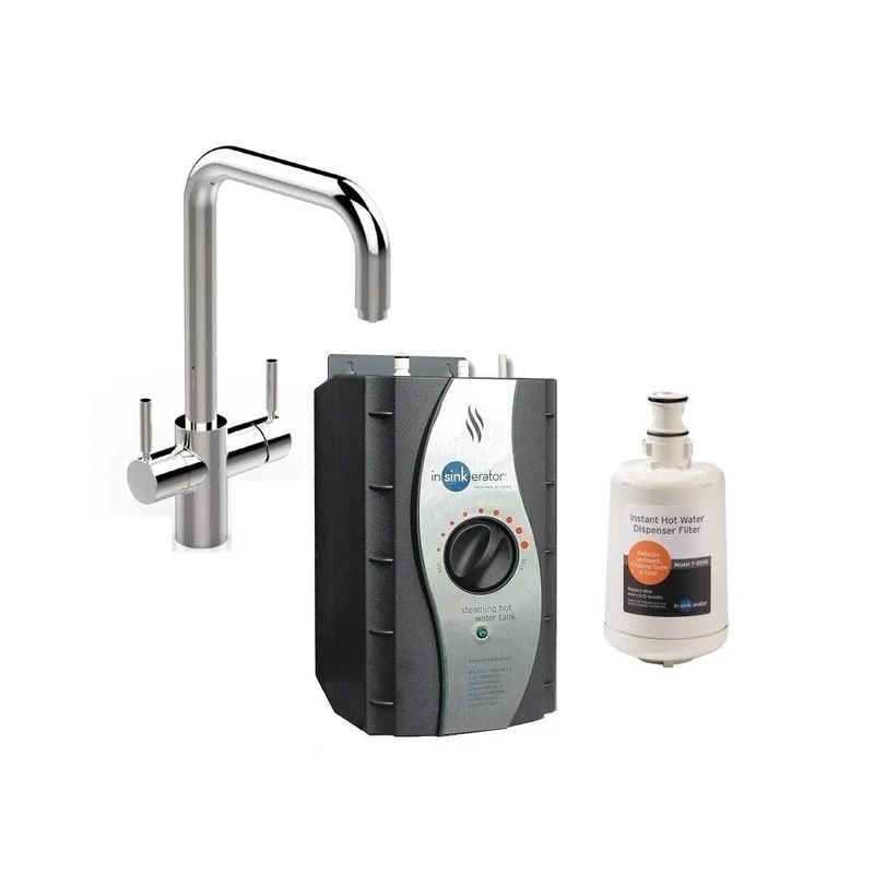 InSinkErator 45154-ISE+44983 3N1 U Shape Instant hot Water tap, Chrome