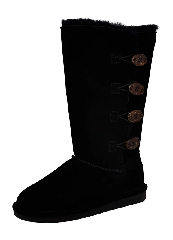 Bearpaw 2250W Women’s Slouch Boots, Black (Black Ii 011), 8 UK