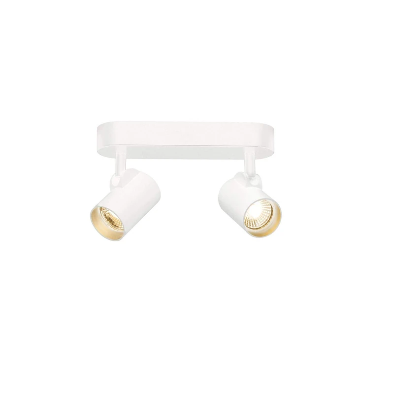 SLV Helia Wall and Ceiling-Mounted Light/Interior Ceiling and Wall Lighting, LED spot, Surface-Mounted Light, Wall-Mounted Light, Ceiling Spotlight / 3000K 18W 1200lm White dimmable 35 Degrees