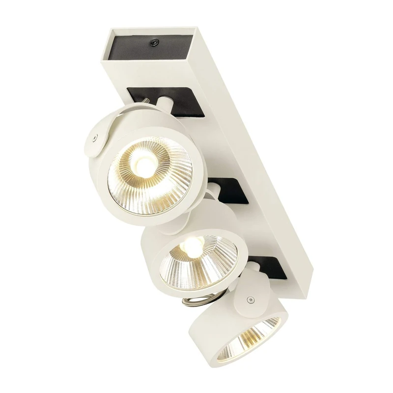 SLV KALU Wall and Ceiling-Mounted Light/Ceiling and Wall Lighting Inside, LED spot, Surface-Mounted Light, Wall Surface-Mounted Light, Ceiling Spotlight / 3000K 47W 3000lm White dimmable 60 Degrees