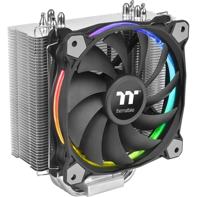 Thermaltake CL-P052-AL12SW-A Ventilateur Riing Plus 12 RGB Sync Edt - Black